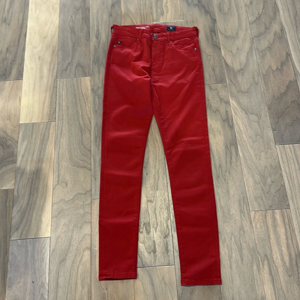 AG Jeans size 25 R Red - Picture 1 of 4
